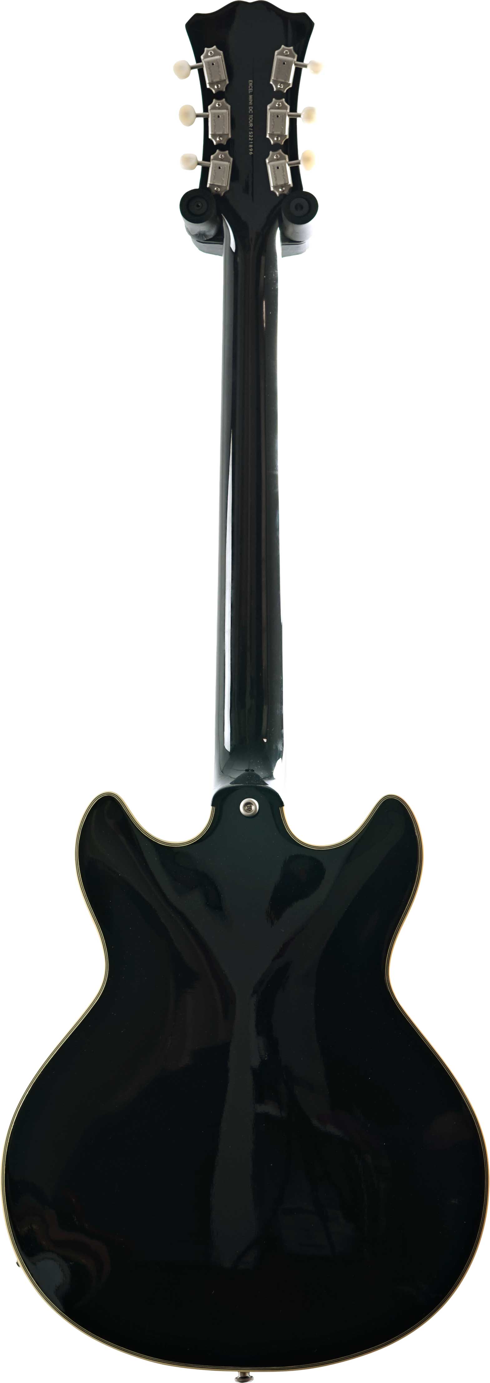 D'Angelico Excel Tour Collection Mini DC Solid Black (Pre-Owned)