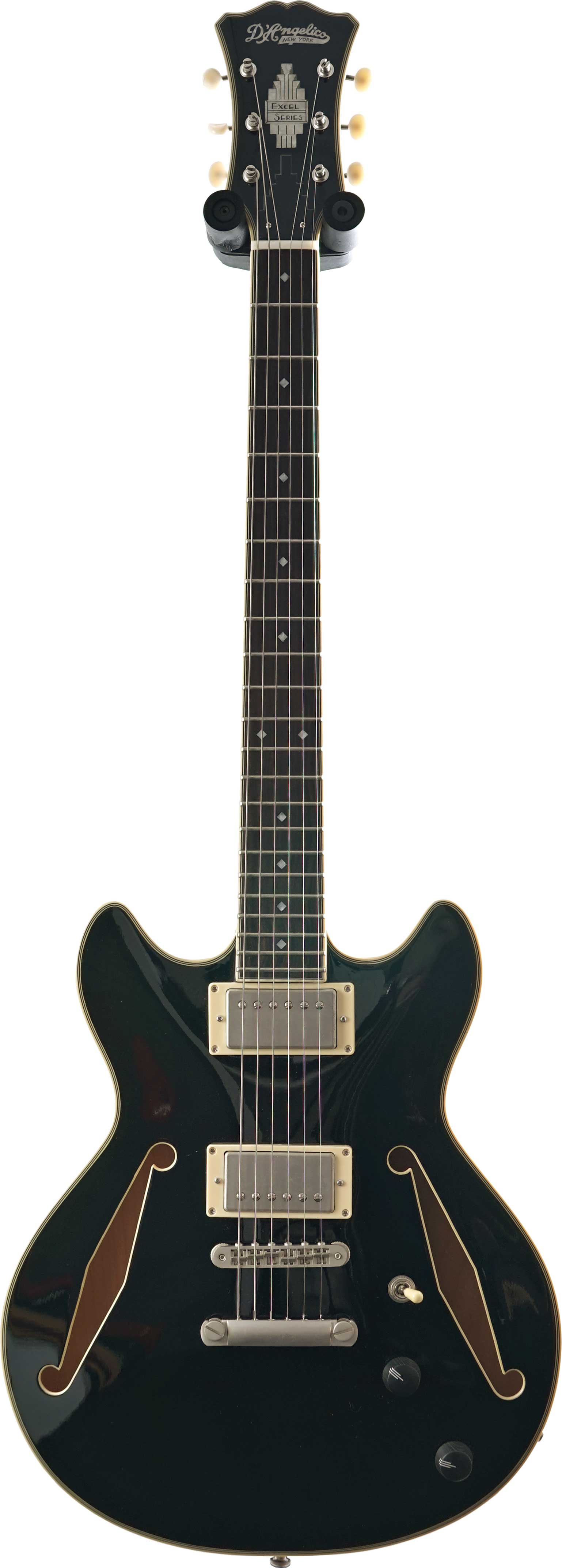 D'Angelico Excel Tour Collection Mini DC Solid Black (Pre-Owned)