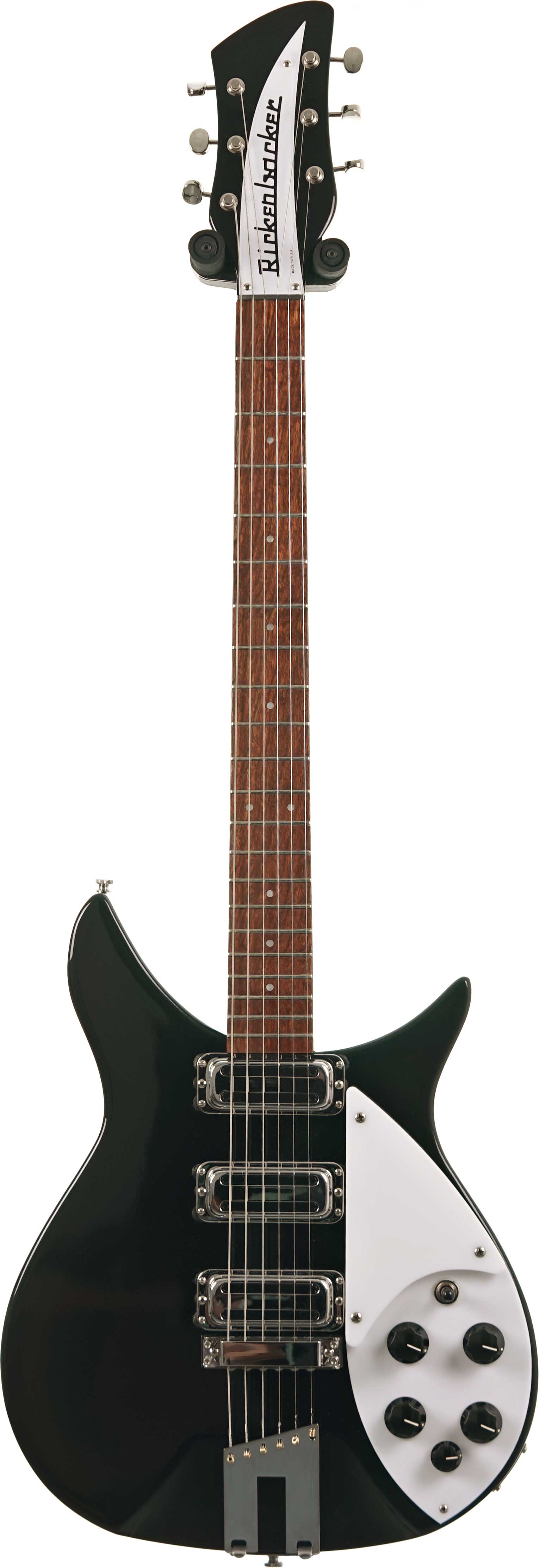 Rickenbacker 2024 350V63 Liverpool Guitar Jetglo  (Pre-Owned)