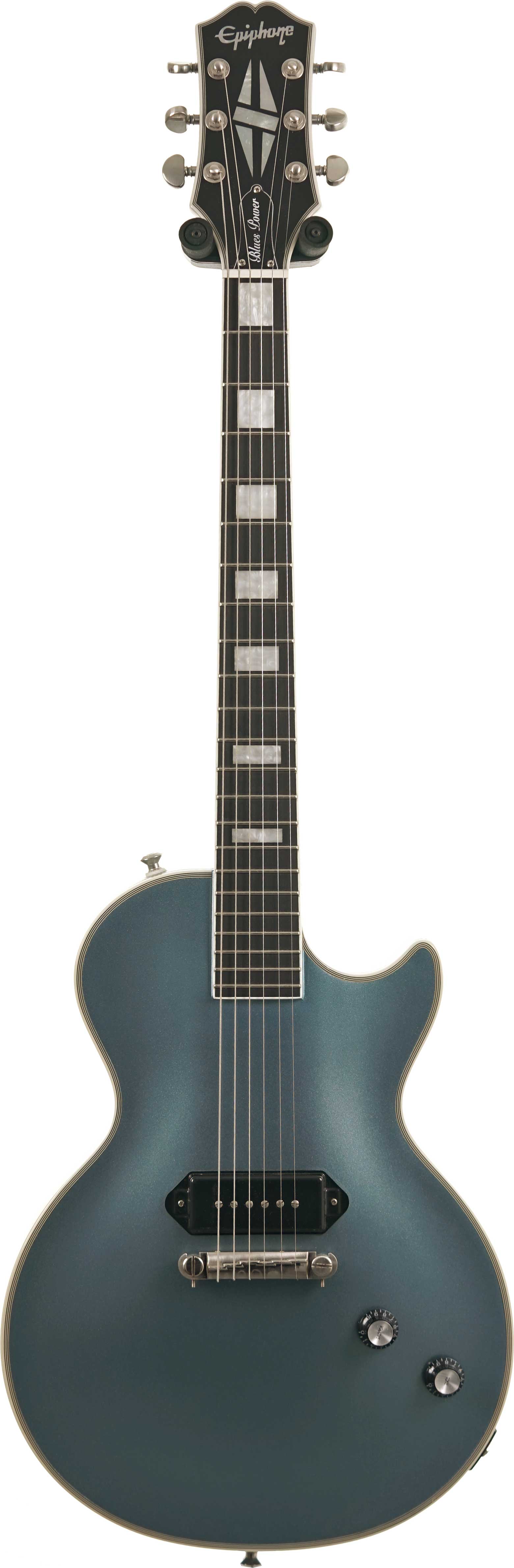 Epiphone 2023 Jared James Nichols Blues Power Les Paul Custom Aged Pelham Blue (Pre-Owned)