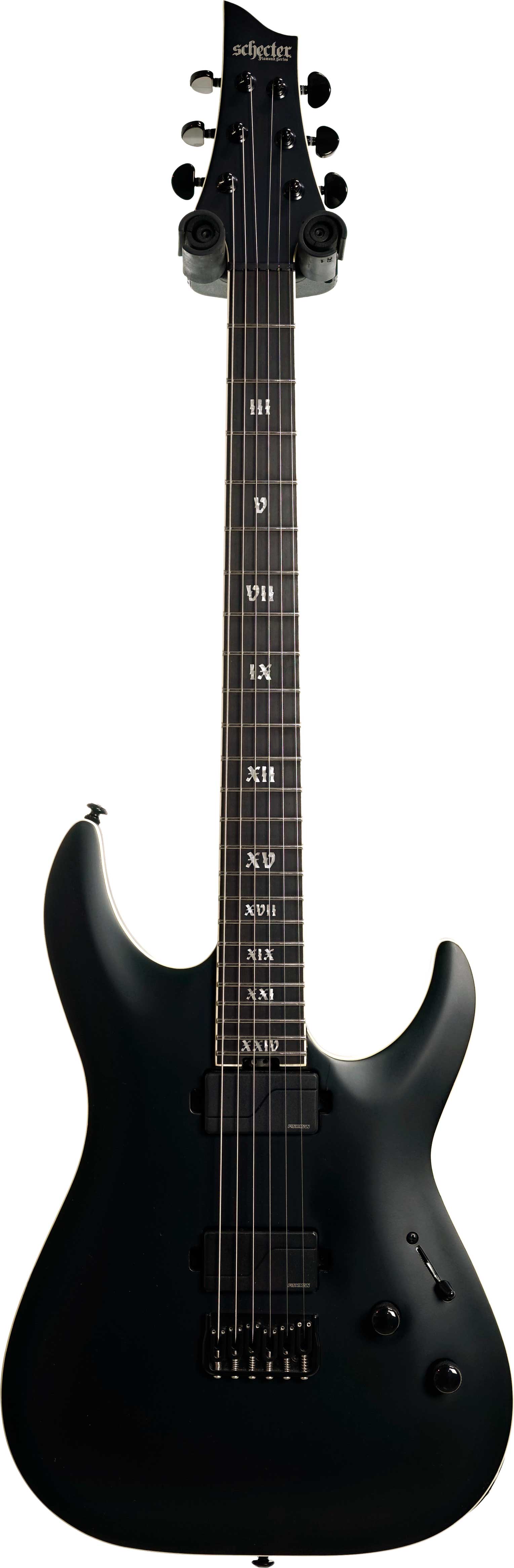 Schecter C-1 SLS Elite Evil Twin Satin Black (Pre-Owned)