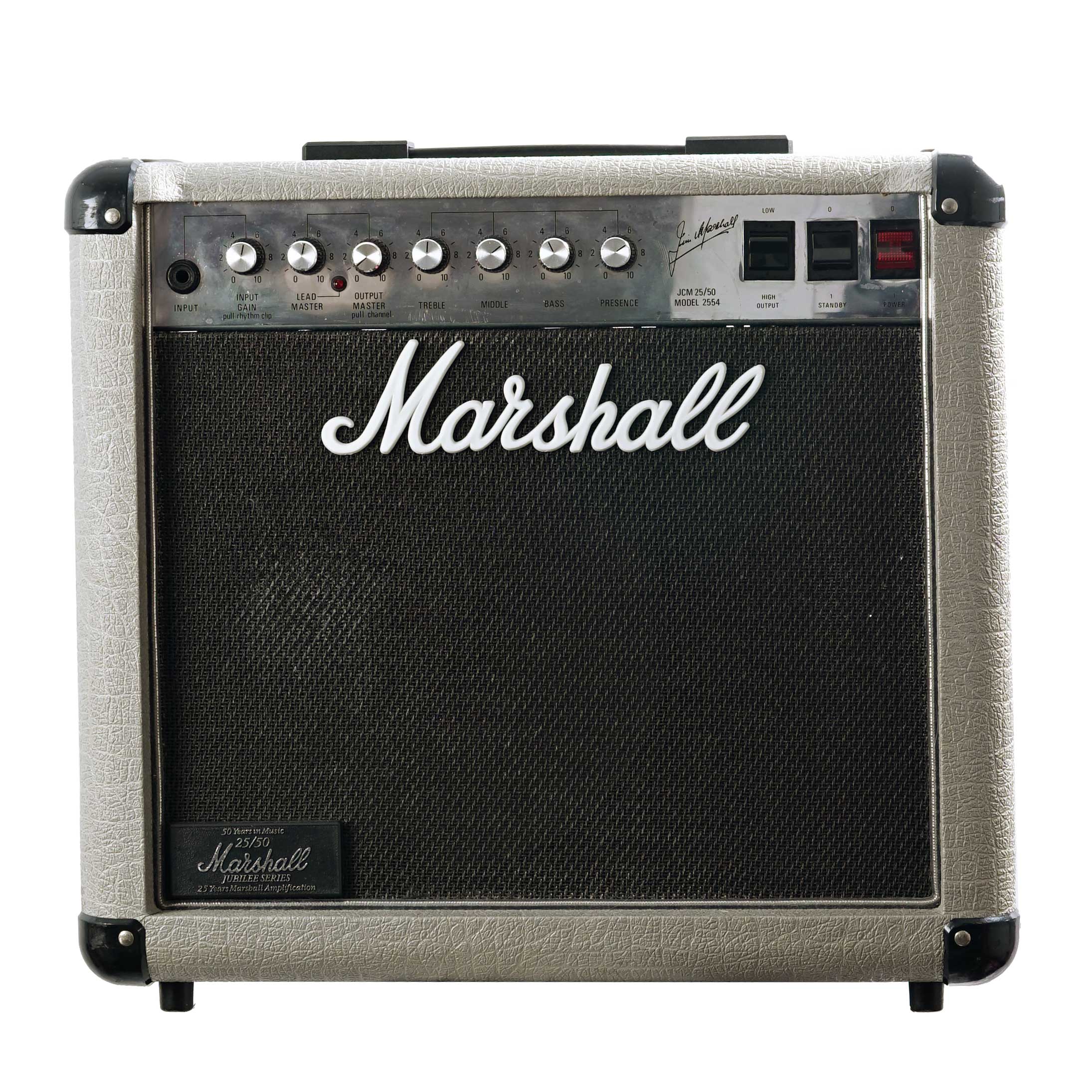 Marshall 1987 2554 50/25 Silver Jubilee 1x12 Combo Valve Amp (Pre-Owned)