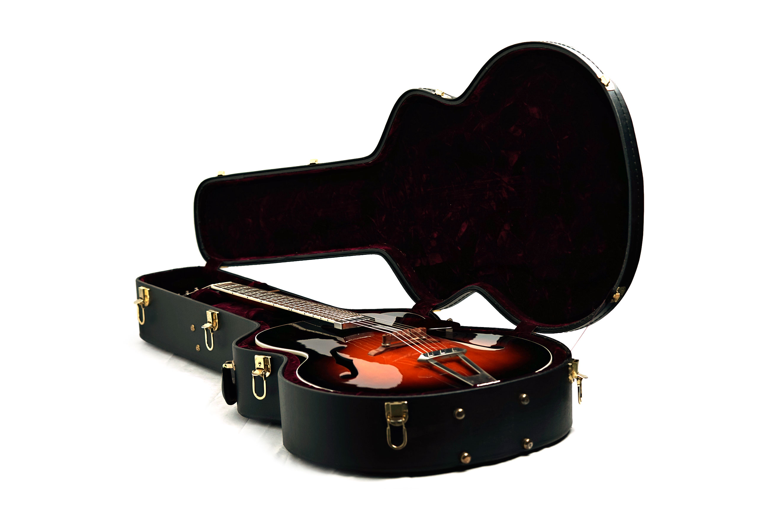 Gibson Custom Shop 2015 Solid Formed 17 Inch Venetian Cutaway Bourbon Burst (Pre-Owned) #SF150022