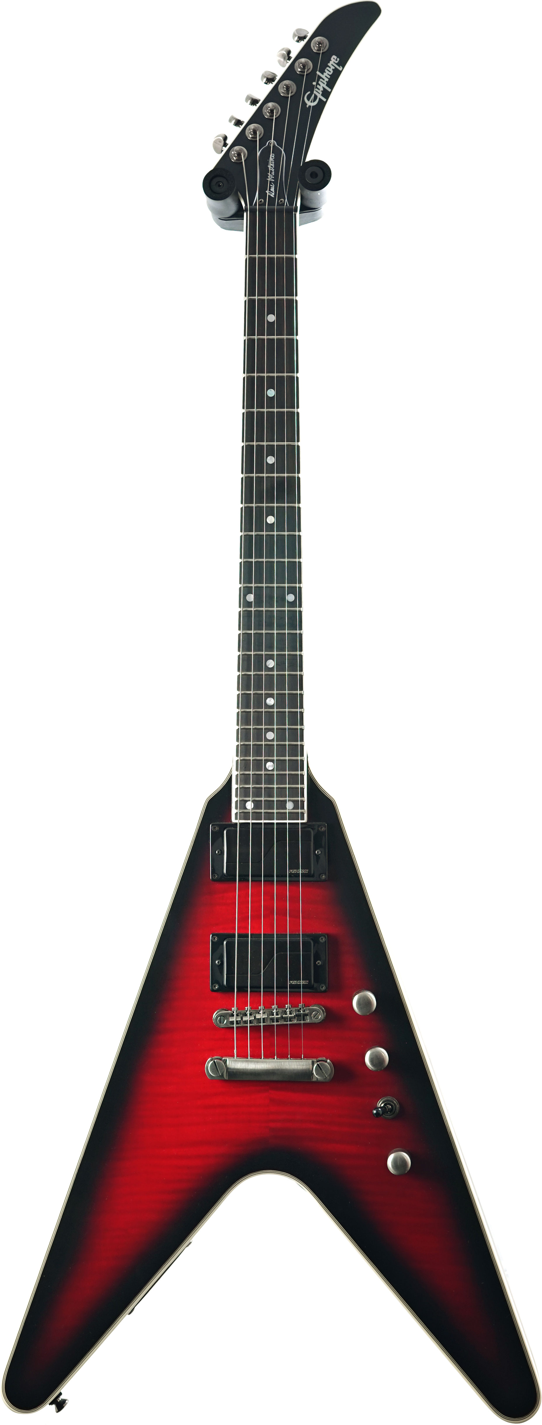 Epiphone Dave Mustaine Prophecy Flying V Figured Aged Dark Red Burst (Pre-Owned) #22091533149