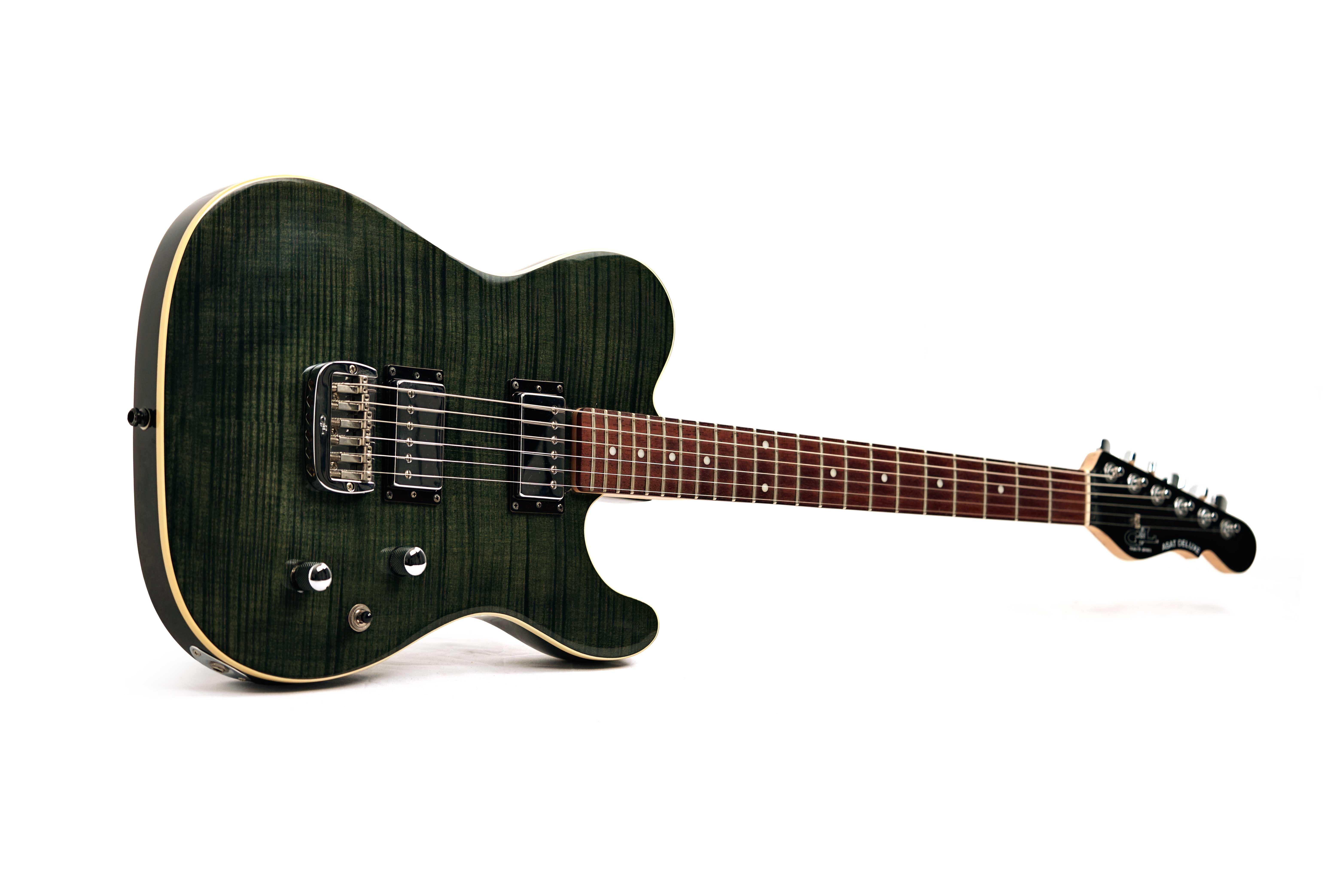 G&L Tribute ASAT Deluxe Deep Forest Green Brazilian Cherry Fingerboard (Pre-Owned) #190516463