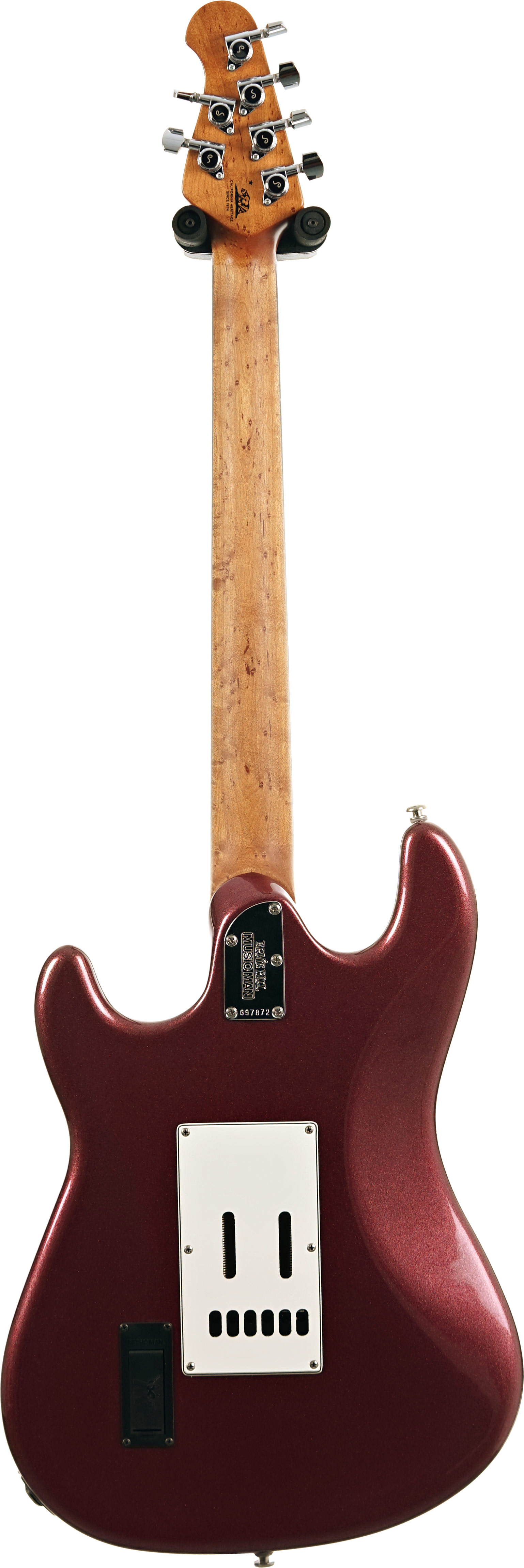 Music Man 2020 Cutlass SSS Trem Maroon Mist Figured Parchment Pickguard Rosewood Fingerboard (Pre-Owned) #G97872