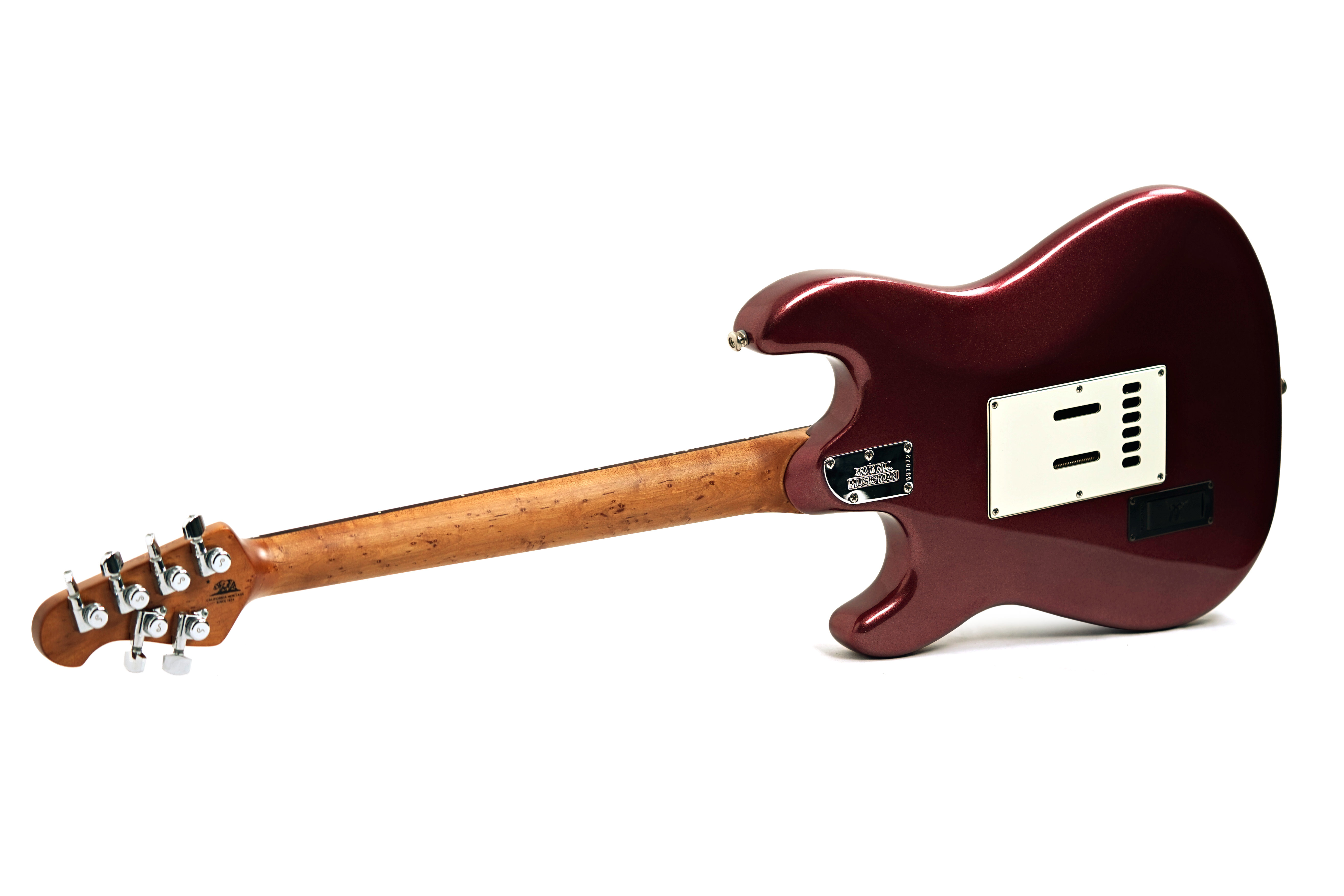 Music Man 2020 Cutlass SSS Trem Maroon Mist Figured Parchment Pickguard Rosewood Fingerboard (Pre-Owned) #G97872