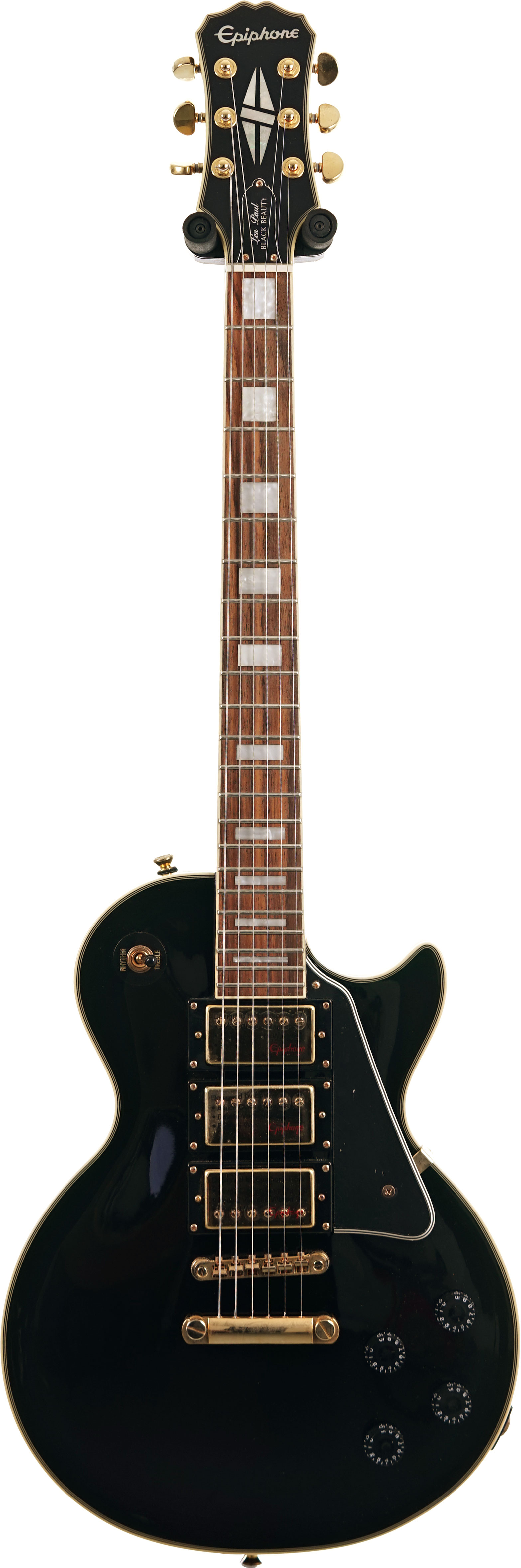 Epiphone 2015 Les Paul Custom Black Beauty 3 Pickup (Pre-Owned) #15051506281
