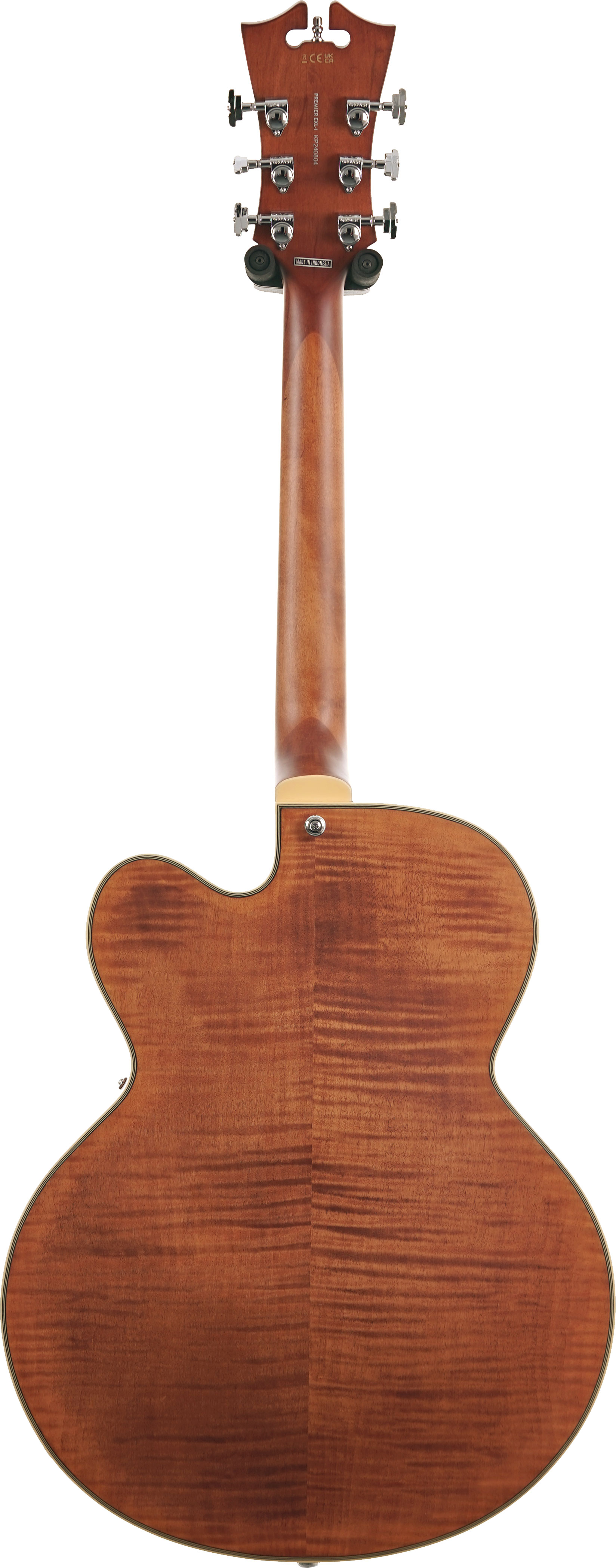 D'Angelico 2024 Premier EXL-1 Hollowbody Satin Walnut (Pre-Owned) #KP240804