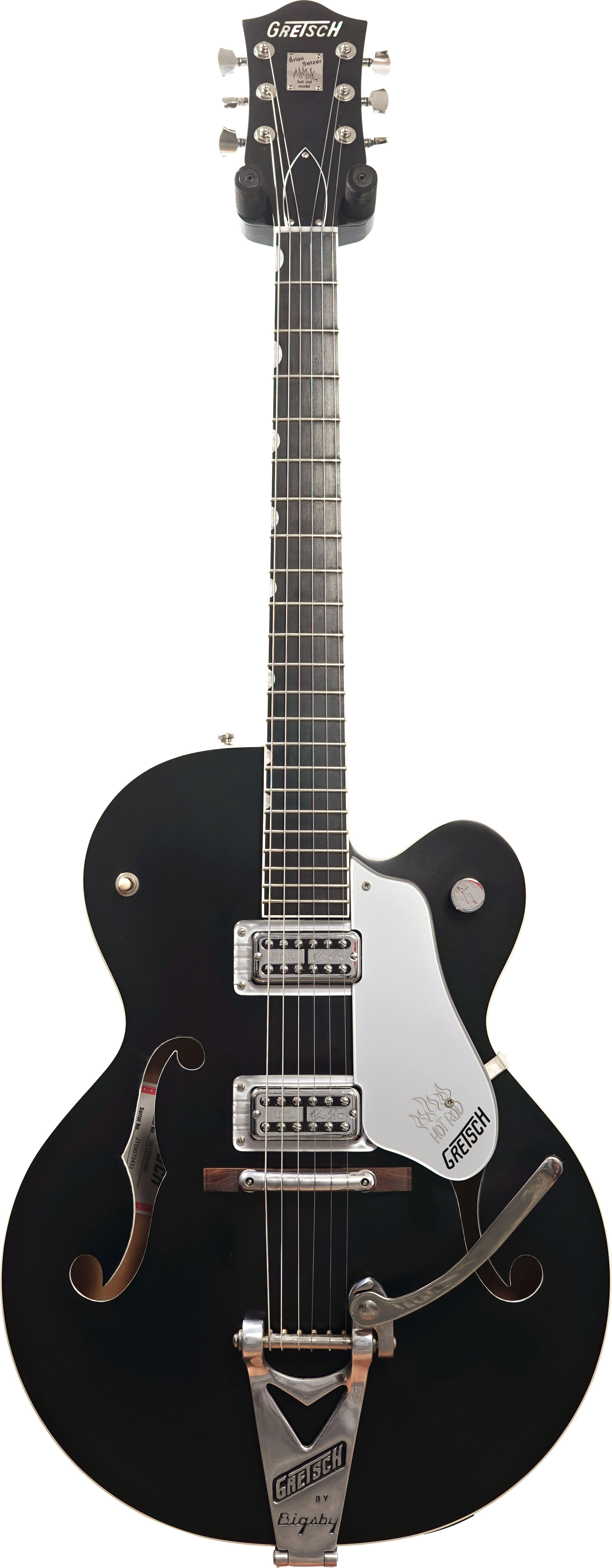 Gretsch 2009 G6120SHBKTV Brian Setzer Hot Rod Flat Black TV Jones (Pre-Owned) #JT09073433
