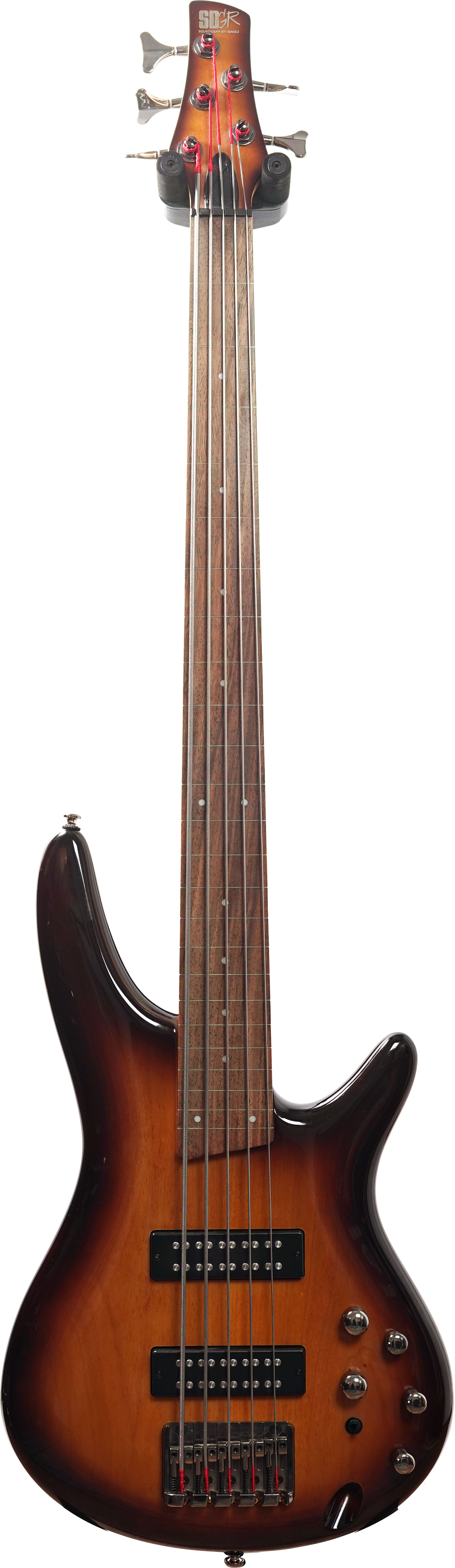 Ibanez SR375EF-BBT 5 String Fretless Brown Burst (Pre-Owned) #I170612802