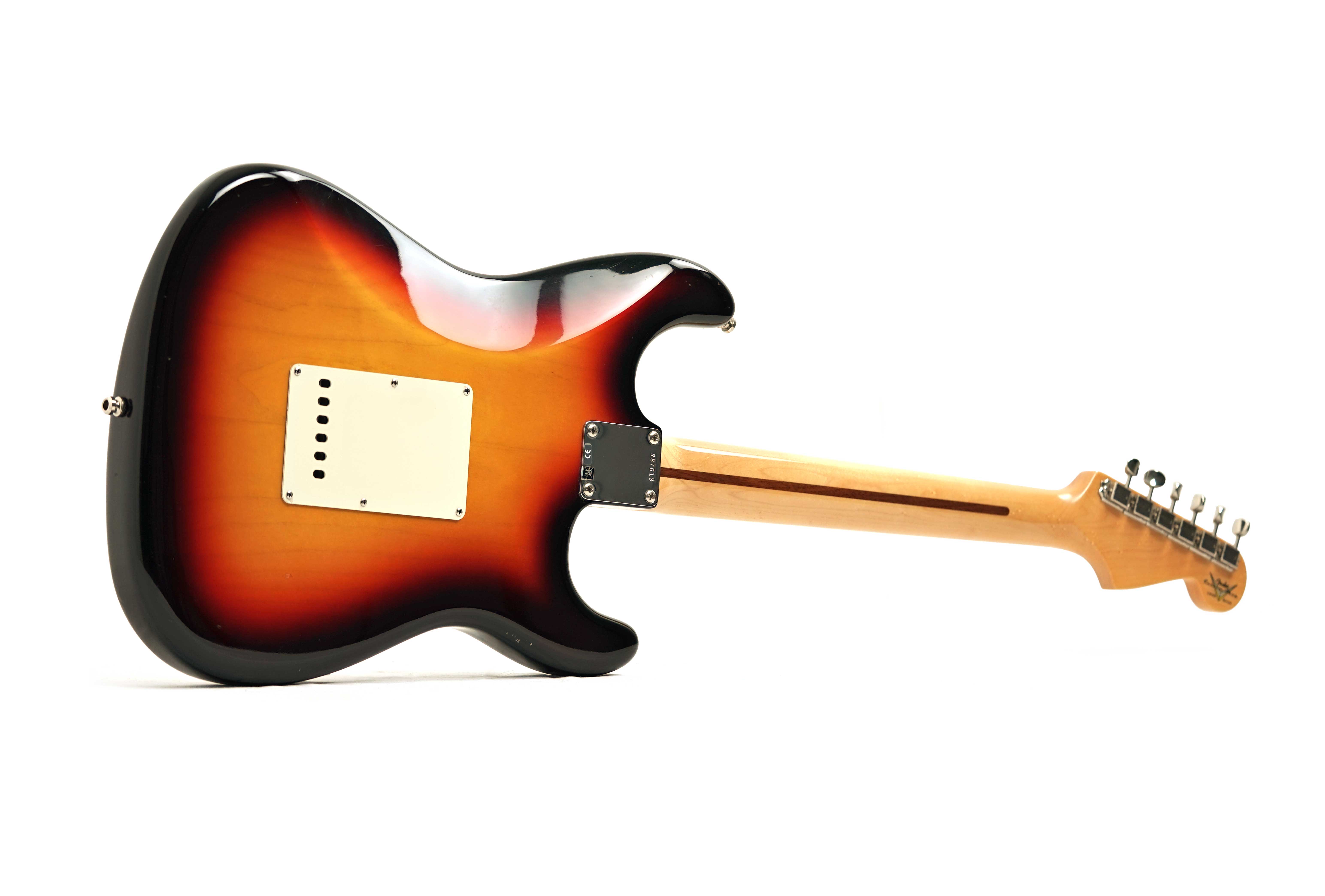 Fender Custom Shop 2016 Guitarguitar Dealer Select 59 Stratocaster NOS Faded 3 Tone Sunburst Maple Fingerboard Left Handed (Pre-Owned) #R87613