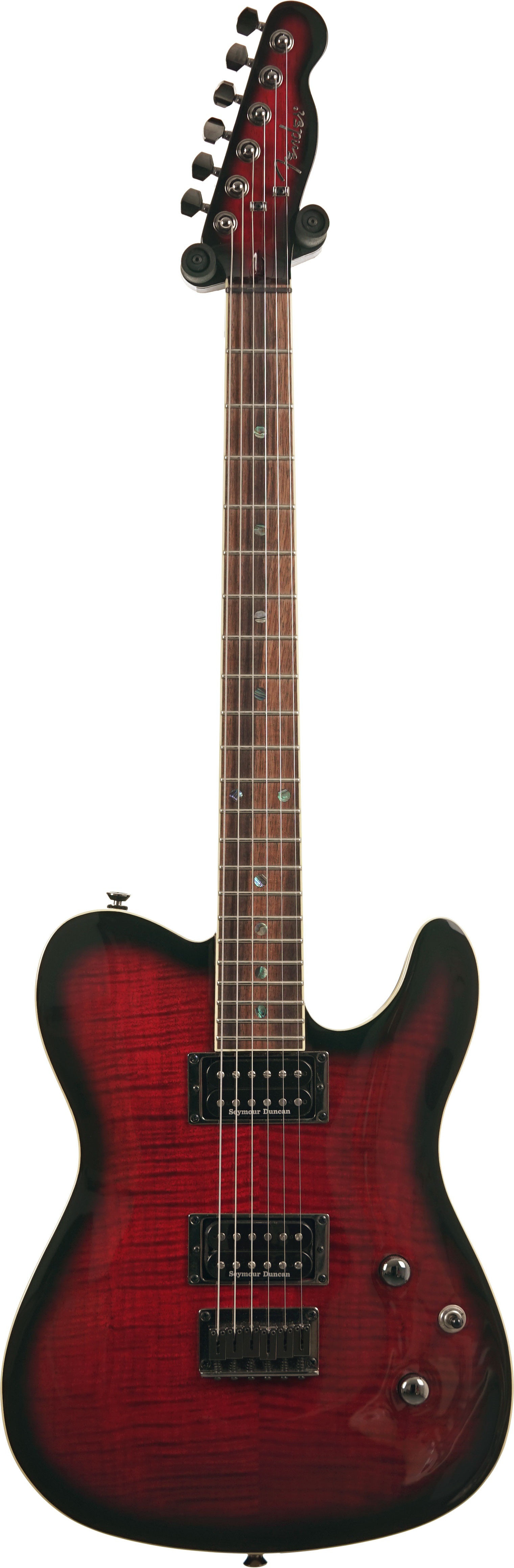 Fender Custom Telecaster FMT HH Black Cherry Burst Indian Laurel Fingerboard (Pre-Owned) #ICF21000225