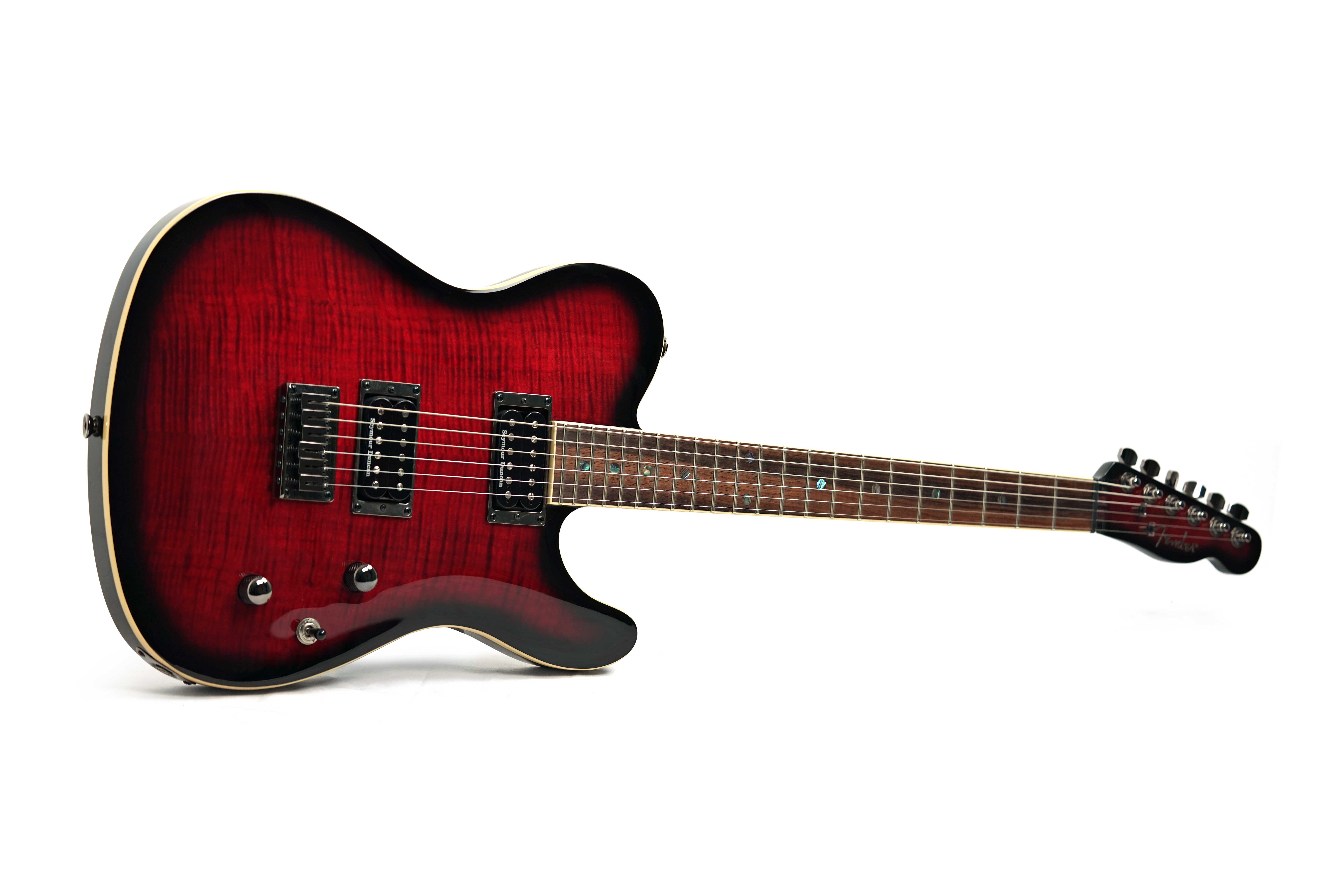 Fender Custom Telecaster FMT HH Black Cherry Burst Indian Laurel Fingerboard (Pre-Owned) #ICF21000225