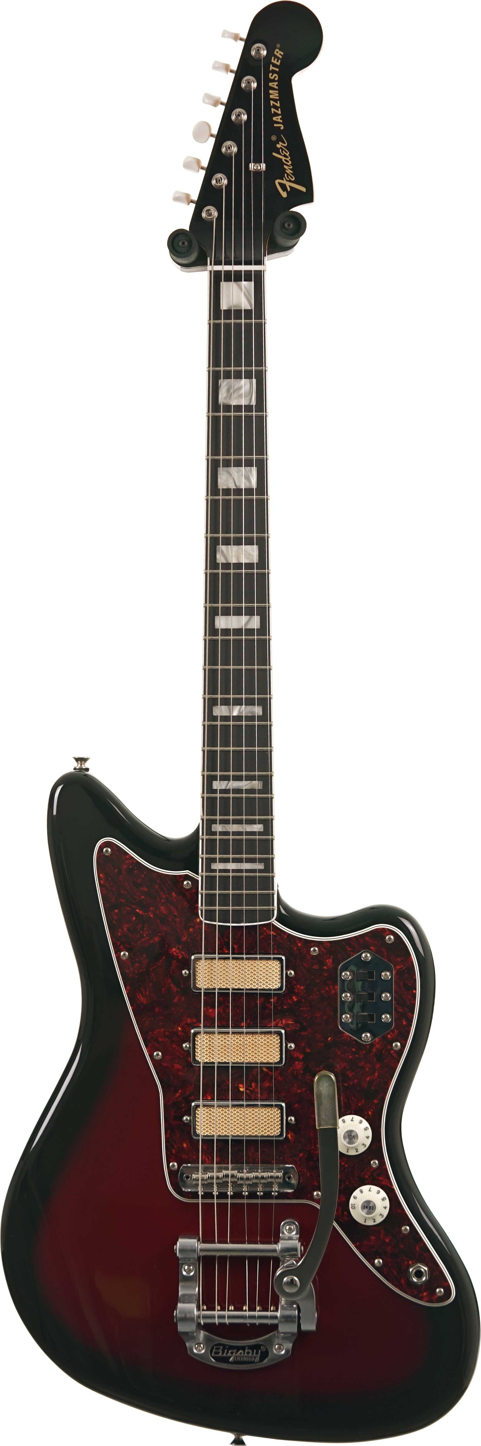 Fender 2023 Gold Foil Jazzmaster Candy Apple Burst Ebony Fingerboard (Pre-Owned) #MX23005078