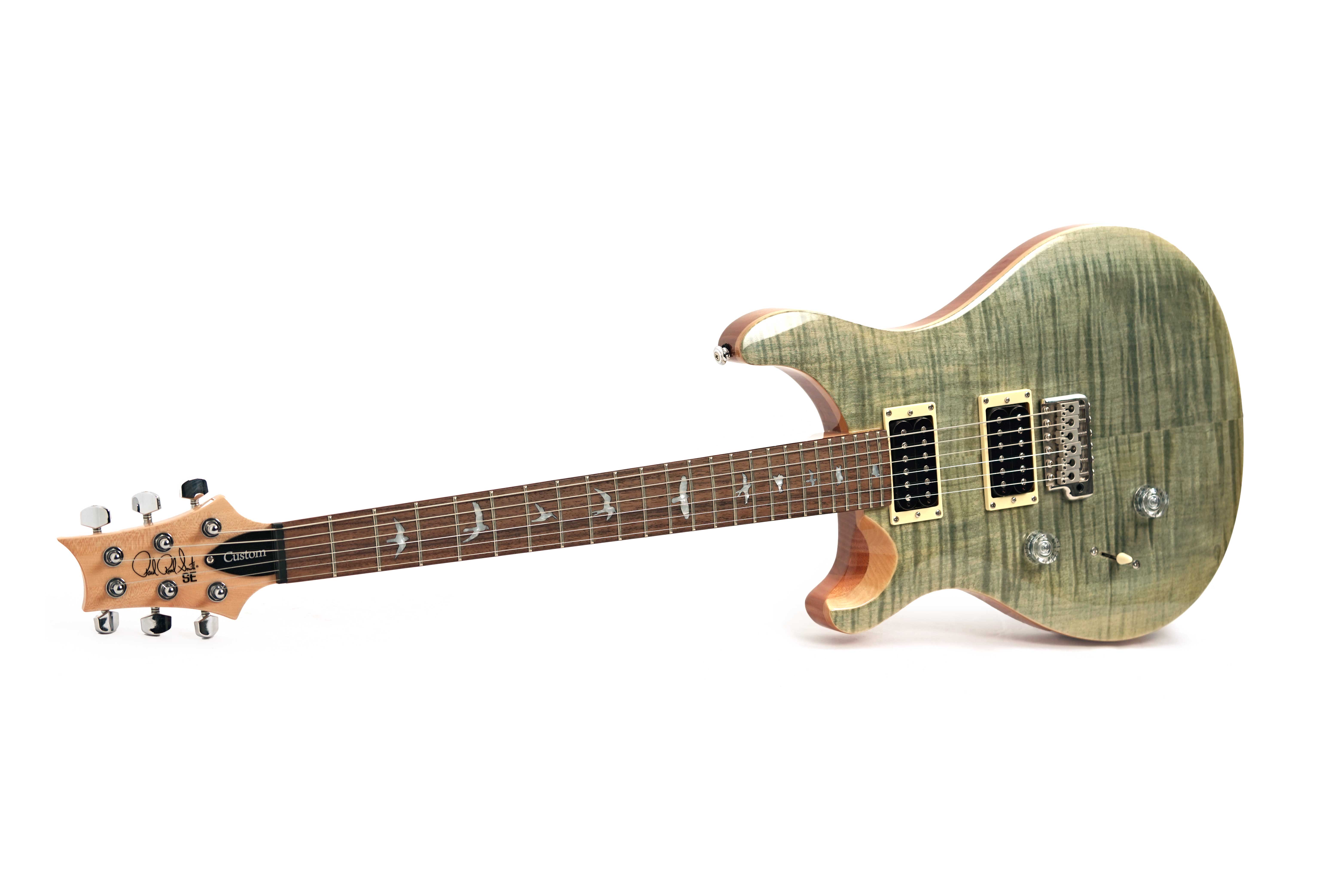 PRS SE 2018 Custom 24 Trampas Green Left Handed (Pre-Owned) #S24468