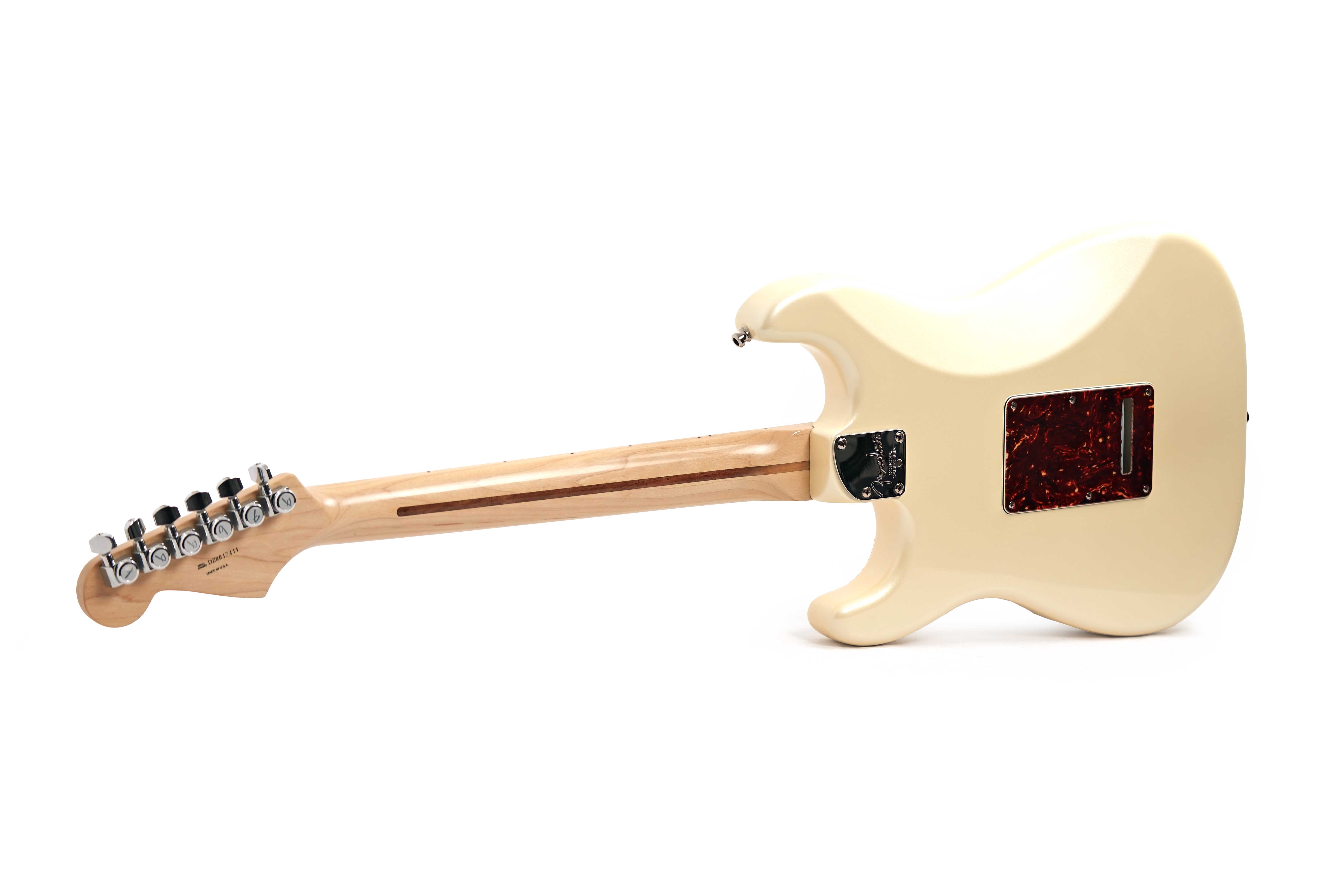 Fender American Deluxe Stratocaster Maple Fingerboard Olympic Pearl (Pre-Owned) #DZ8017411