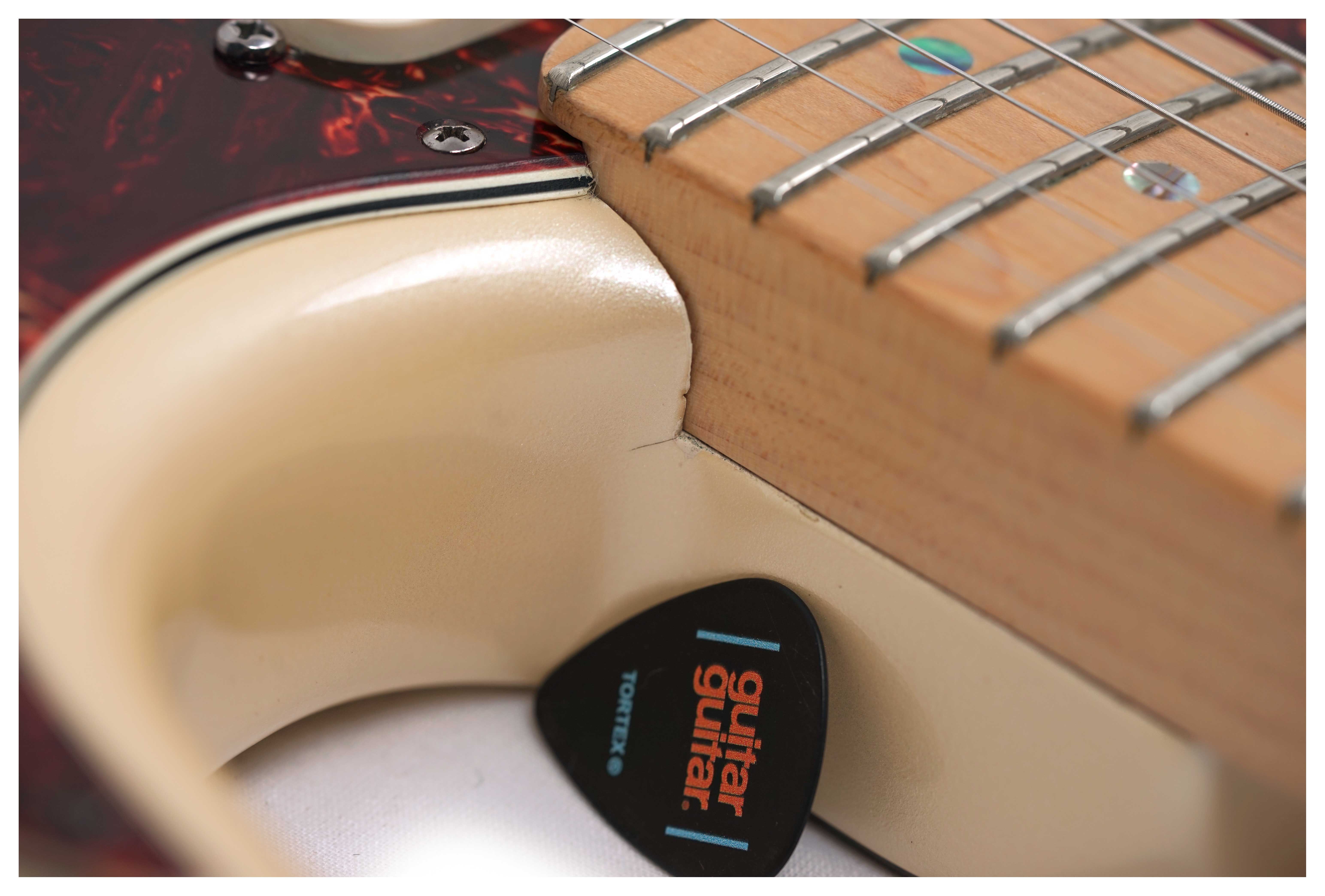 Fender American Deluxe Stratocaster Maple Fingerboard Olympic Pearl (Pre-Owned) #DZ8017411