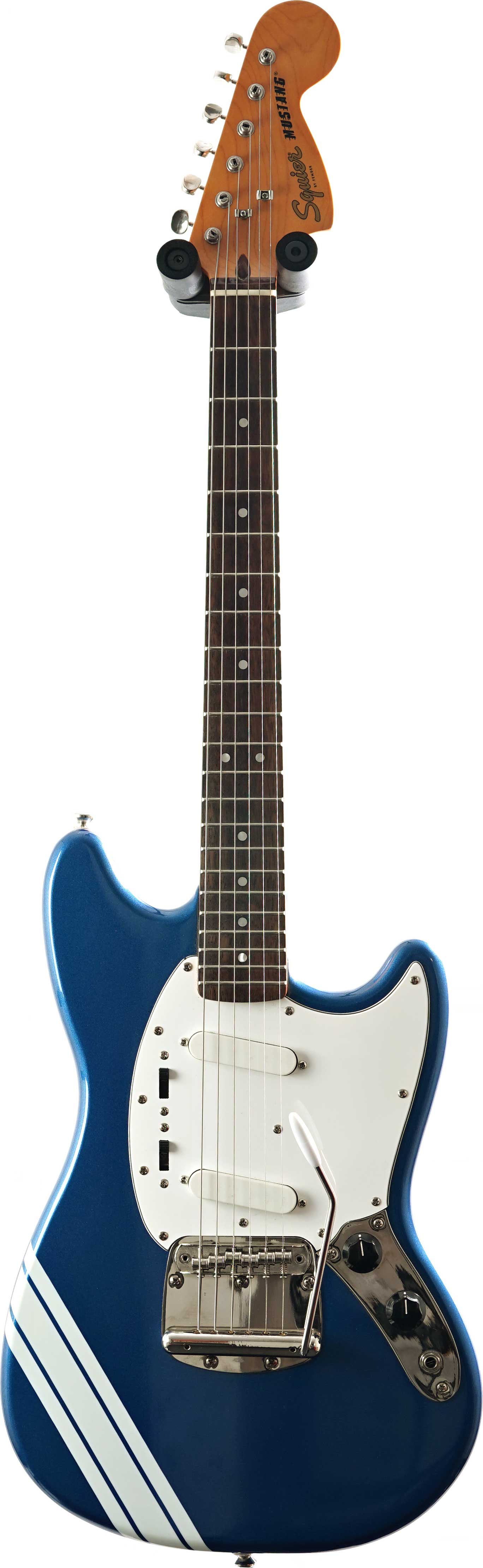 Squier 2021 FSR Classic Vibe 60's Competition Mustang Lake Placid Blue with Olympic White Stripes (Pre-Owned) #ICS121016585