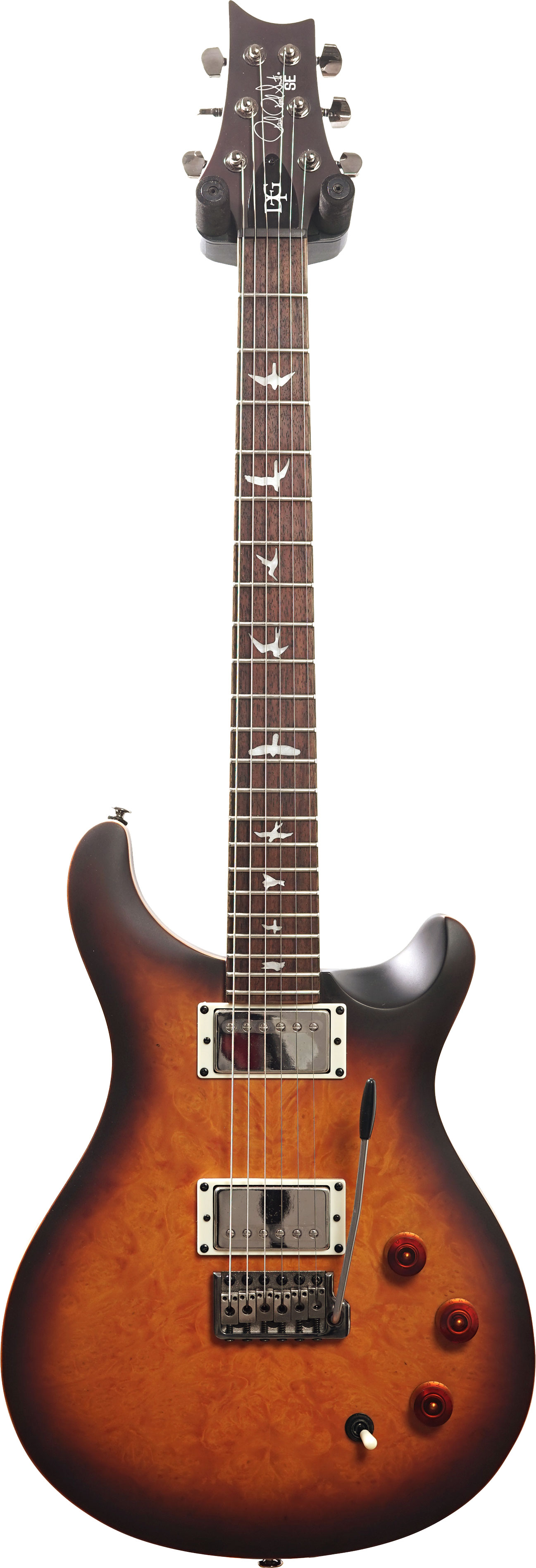 PRS SE Limited Edition Exotic Custom DGT Laurel Burl McCarty Tobacco Burst (Pre-Owned) #CTIG094997