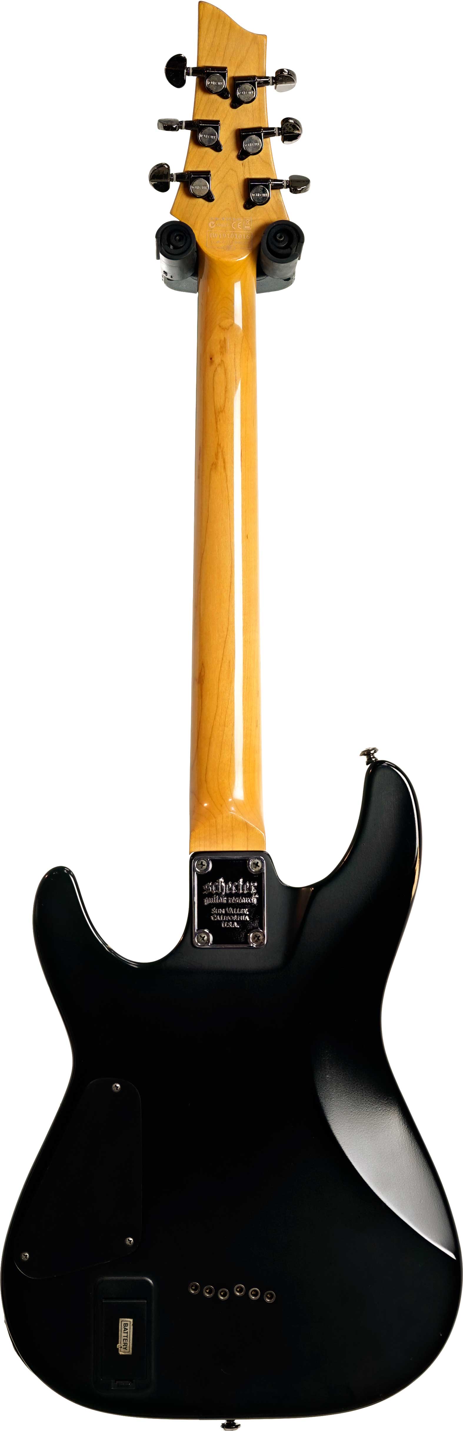 Schecter Demon 6 Aged Black Satin (Pre-Owned) #IW19101016