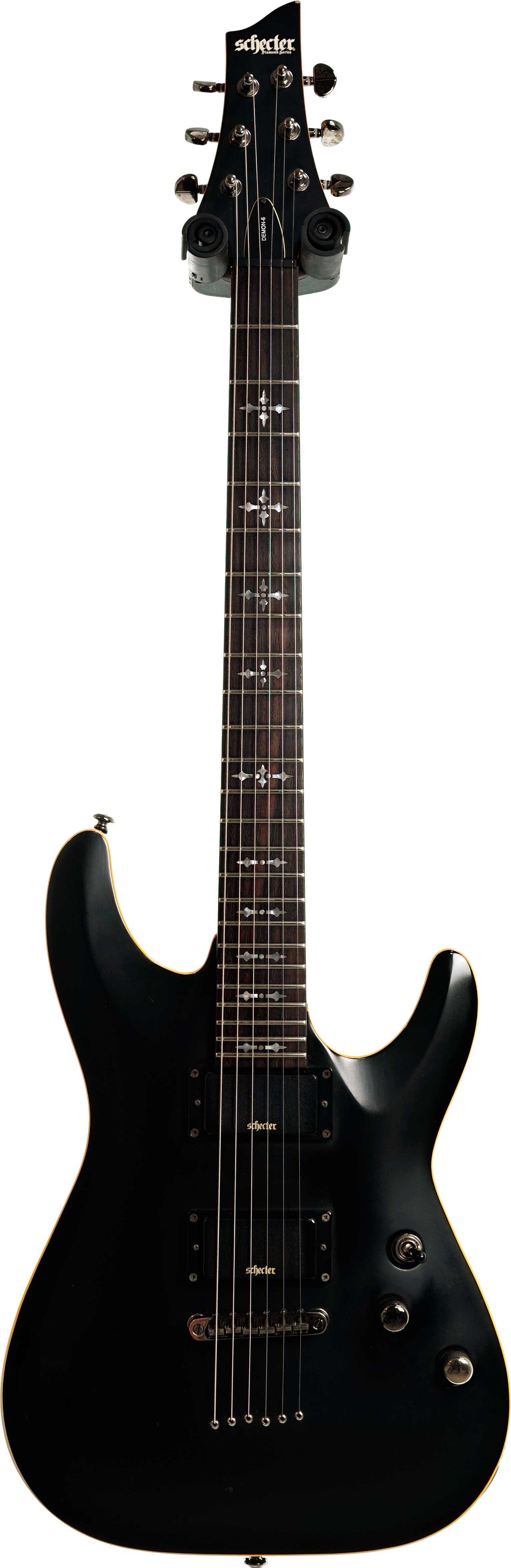 Schecter Demon 6 Aged Black Satin (Pre-Owned) #IW19101016