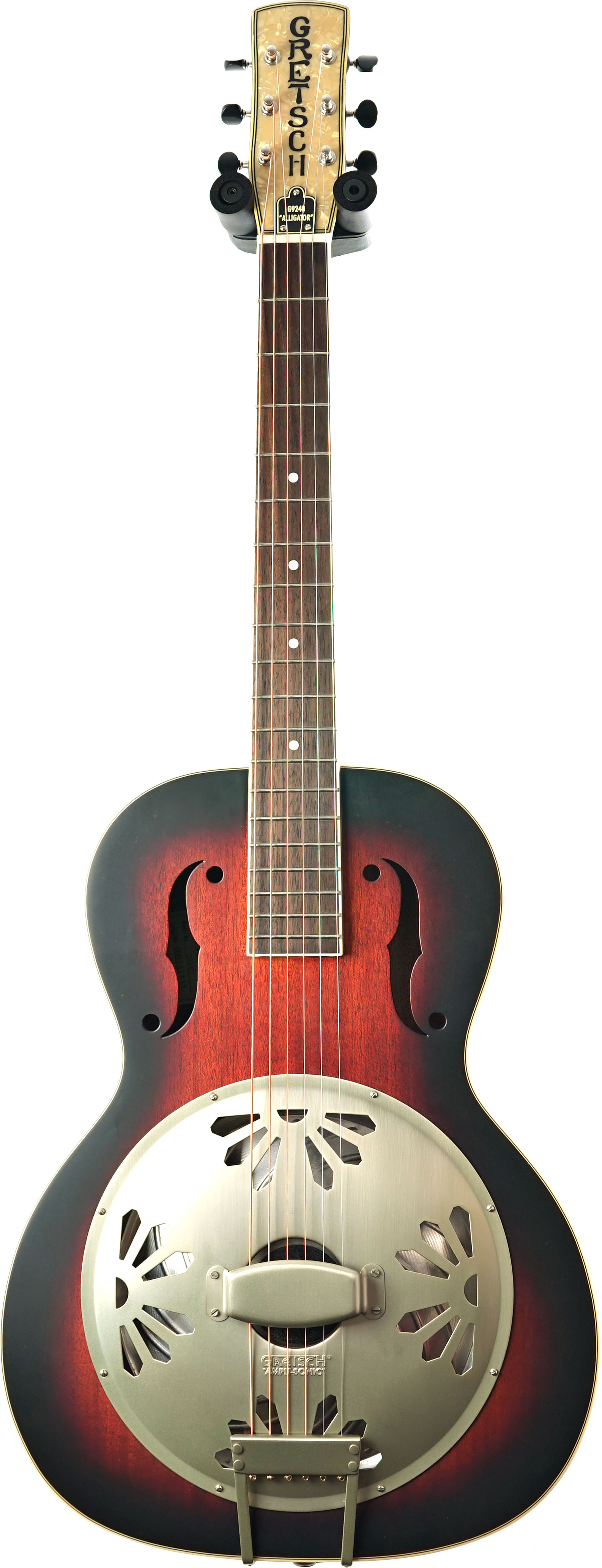 Gretsch G9240 Alligator Round-Neck Mahogany Body Biscuit Cone Resonator Guitar 2-Colour Sunburst (Pre-Owned) #CAXR166611