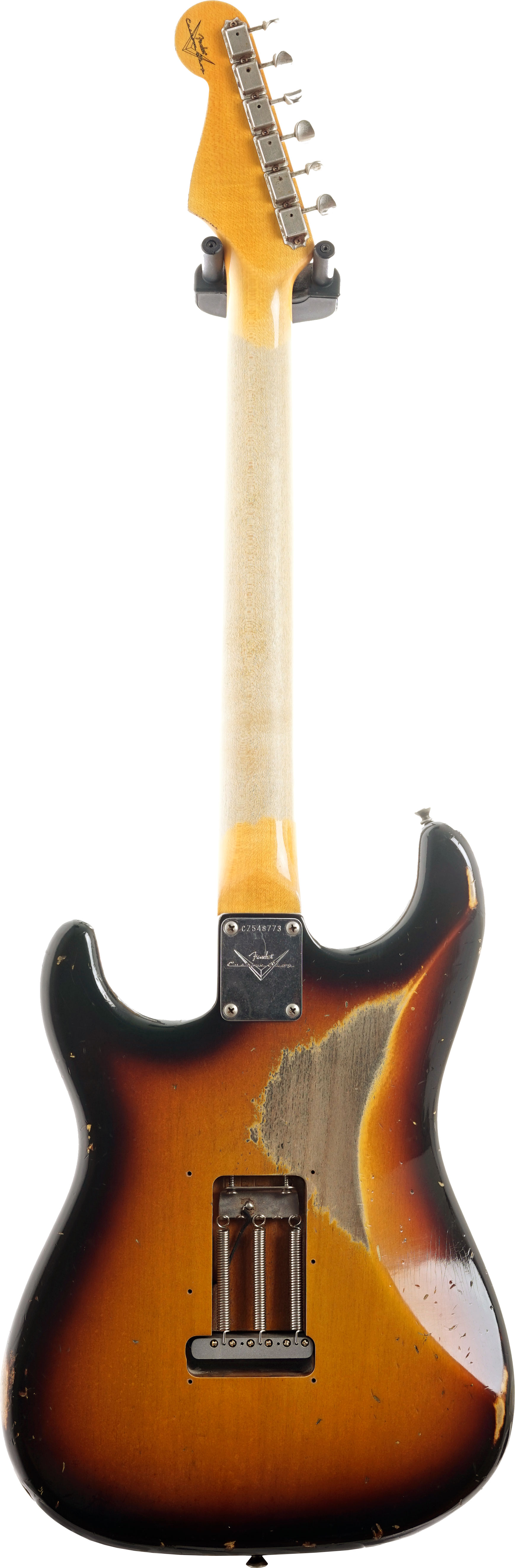 Fender Custom Shop 2020 1960 Heavy Relic Stratocaster 3 Tone Sunburst Rosewood Fingerboard (Pre-Owned) #CZ548773