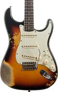 Fender Custom Shop 2020 1960 Heavy Relic Stratocaster 3 Tone Sunburst Rosewood Fingerboard (Pre-Owned) #CZ548773