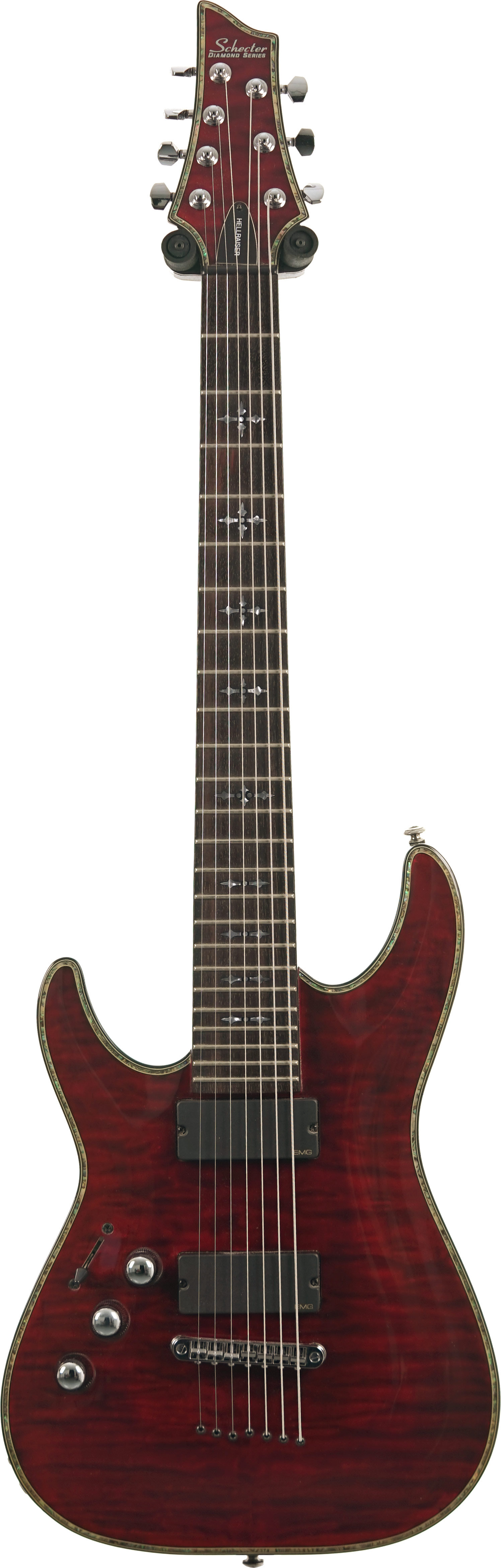 Schecter 2005 Hellraiser C-7 Black Cherry Left Handed (Pre-Owned) #0543506