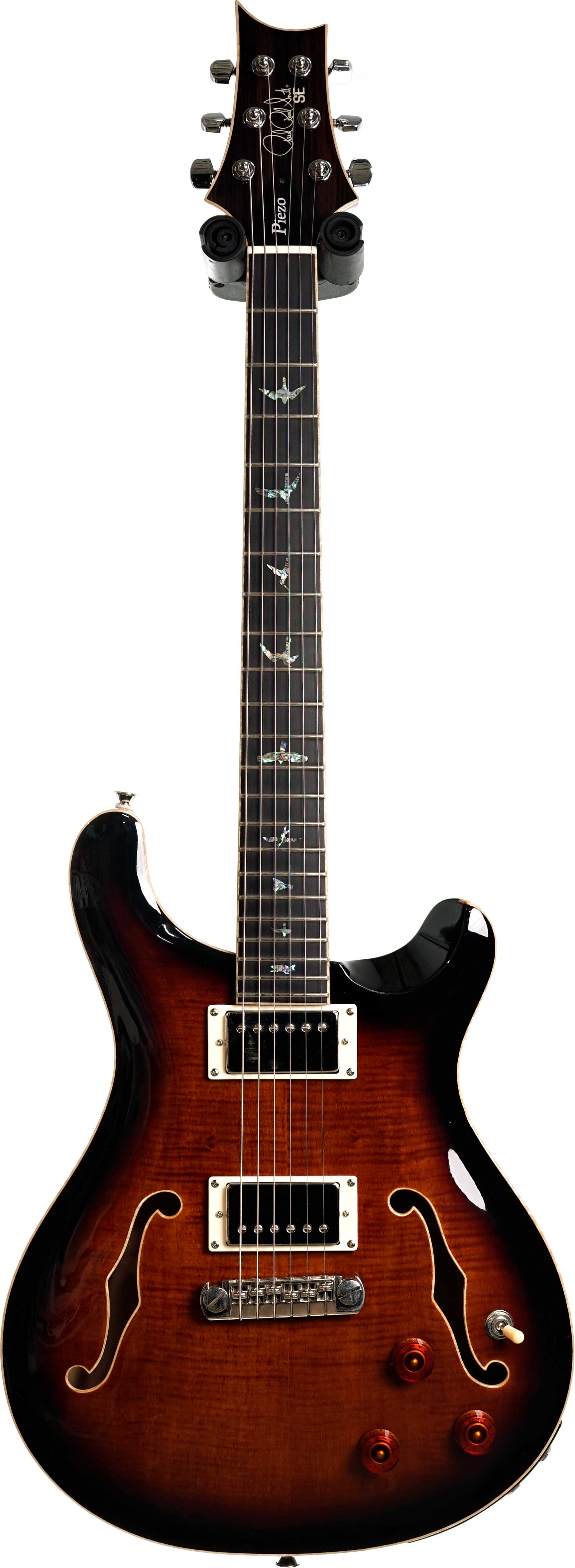 PRS SE Hollowbody II Piezo Black Gold (Pre-Owned) #CTCE11579