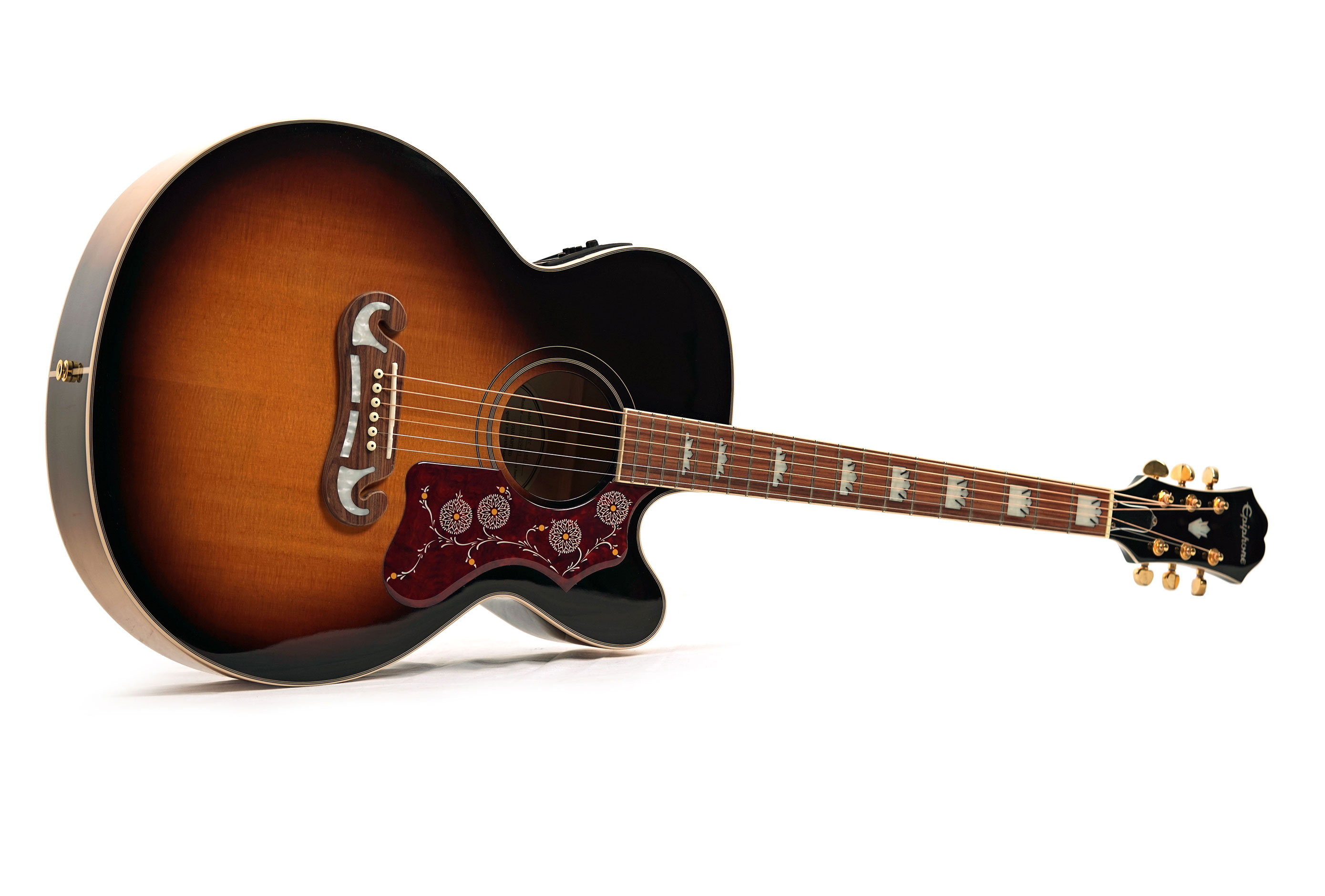 Epiphone 2021 J-200EC Studio Vintage Sunburst (Pre-Owned) #21072309623