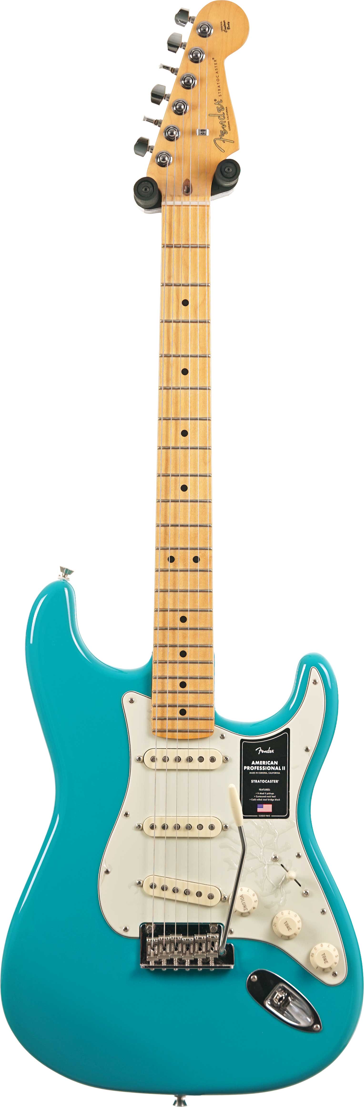 Fender 2021 American Professional II Stratocaster Miami Blue Maple Fingerboard (Pre-Owned) #US21034267