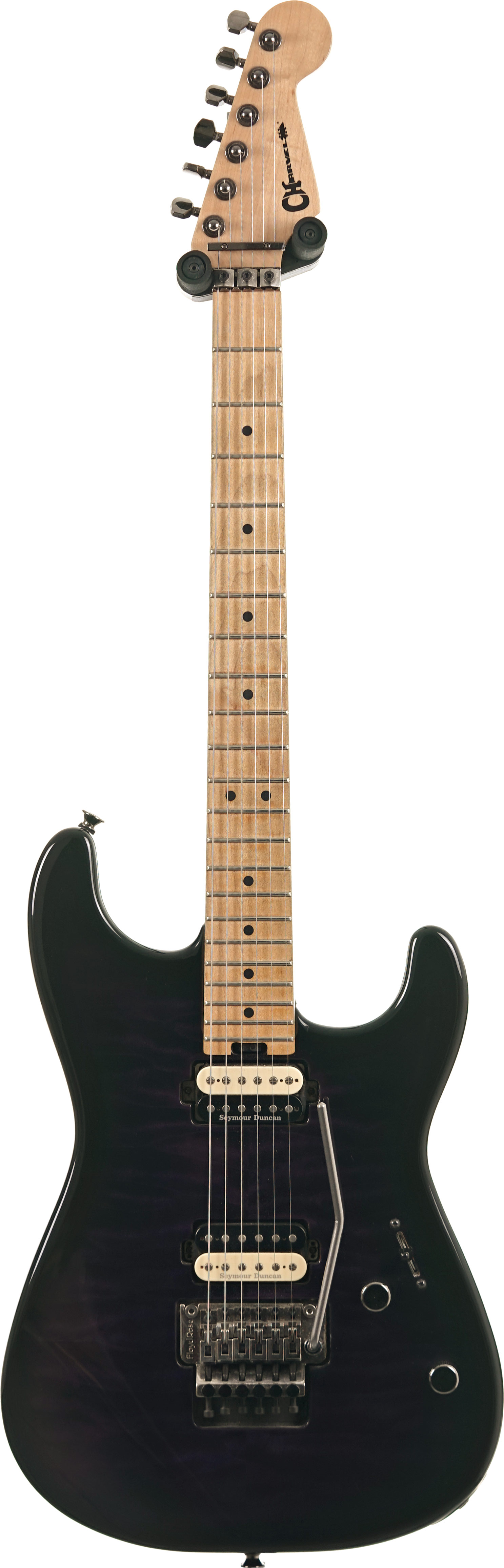 Charvel 2016 Pro-Mod San Dimas Style 1 HH FR M QM Trans Purple Burst (Pre-Owned) #MC160009