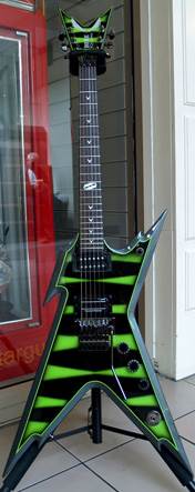 Dean Dime Razorback Slime Bumblebee | guitarguitar