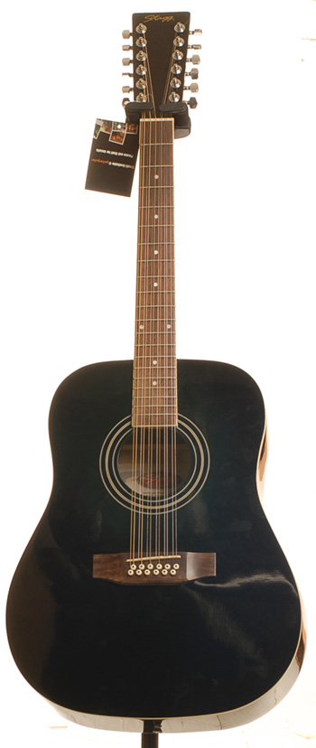 Stagg A1012 12 String Electro Acoustic Black