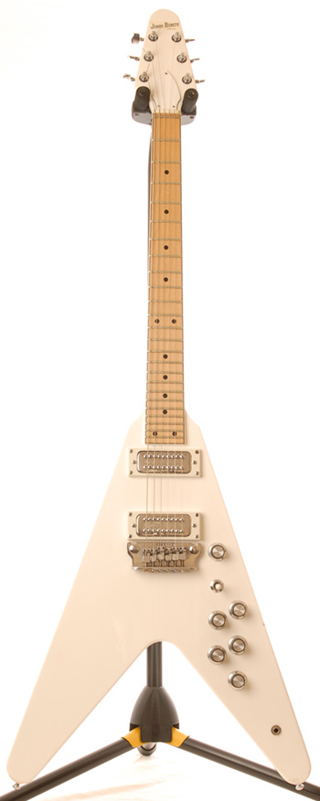 John Birch Flying V White Unique Custom-Build