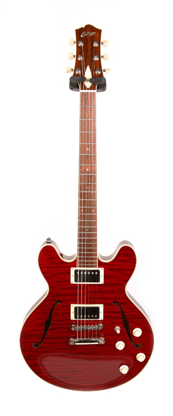 Collings I-35 Deluxe Crimson w/Black + White Purfling