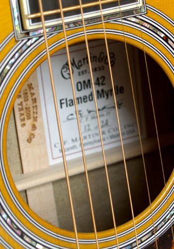 Martin OM-42 Flamed Myrtle Limited Edition 12 of 24