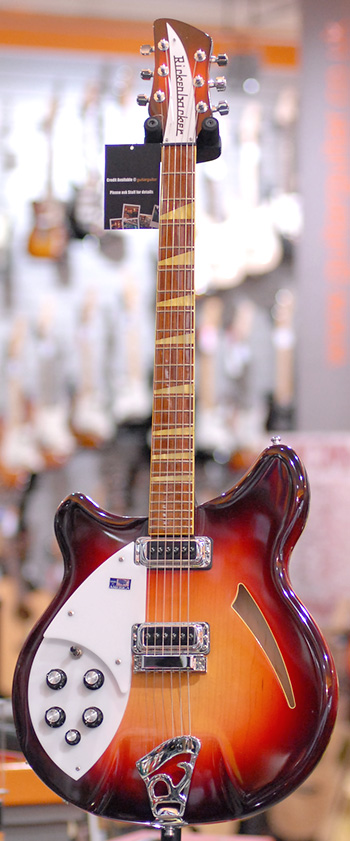 Rickenbacker 360 Amber Fireglo Left Handed