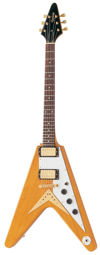 Epiphone 1958 Korina Flying V Natural