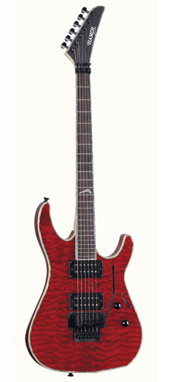 Hamer Californian Quilt Top Trans Red/EMG