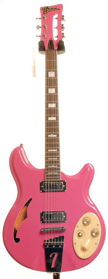 Italia Rimini Standard 6 String Guitar Pink