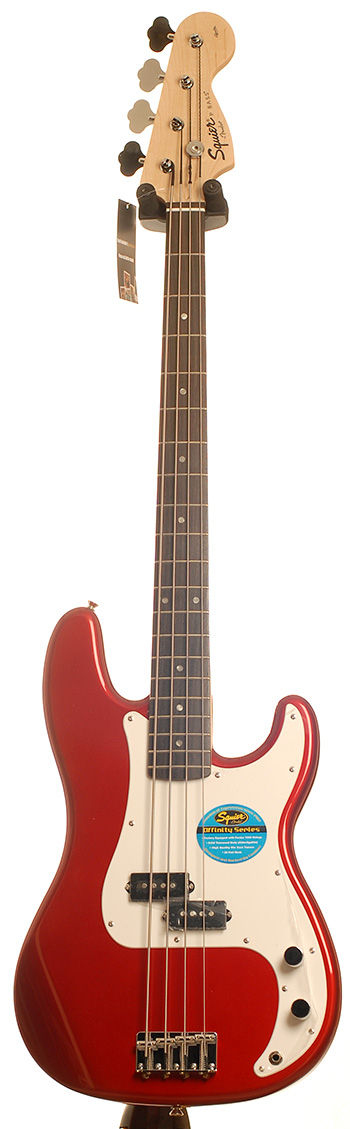 Squier Affinity P-Bass Metallic Red