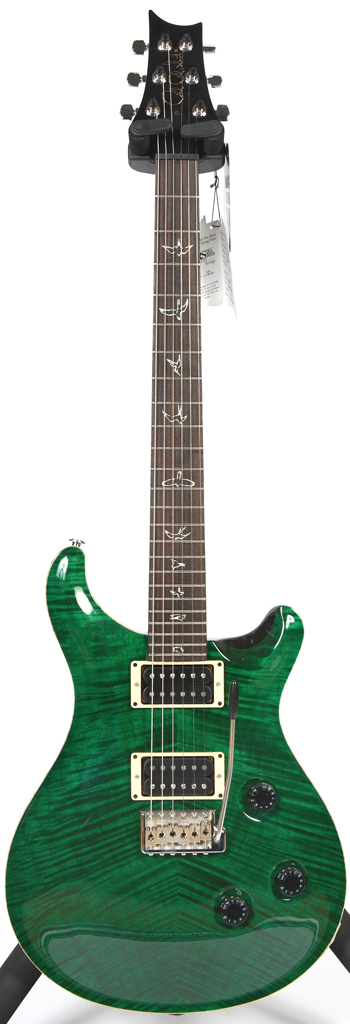PRS Custom 24 Emerald Green 10 Top Birds Trem
