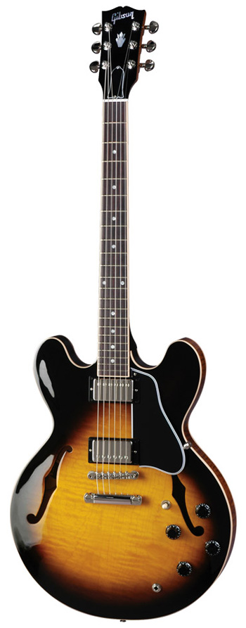 Gibson ES-335 Dot Plain Gloss Vintage Sunburst