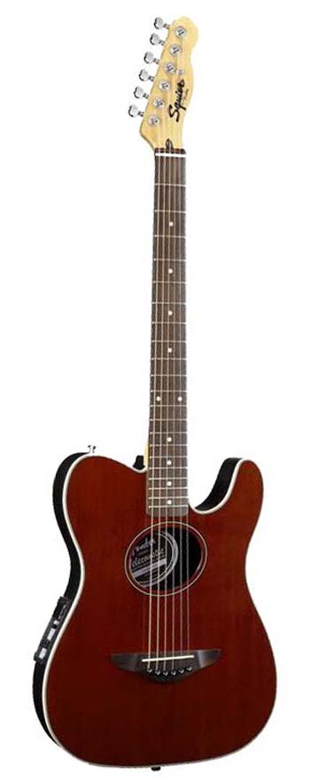 Squier Telecoustic Walnut