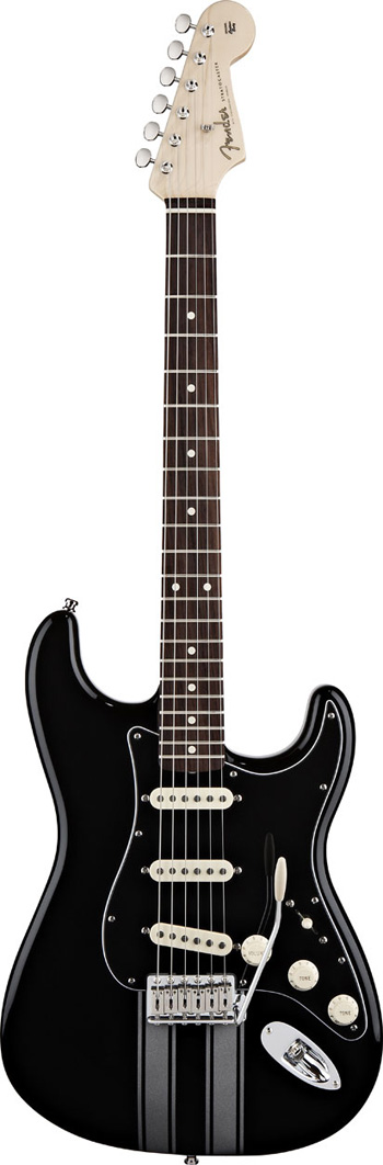 Fender Kenny Wayne Shepherd Strat Black with Racing Stripes