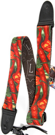 Levy's MP30 Poly Chilli Oattern Strap