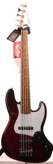 Fender Standard Jazz 5 Midnight Wine PF
